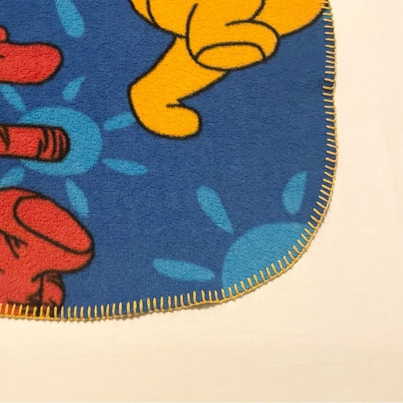 Vintage Winnie The Pooh Fleece Blanket Tigger - Picture 4 of 16